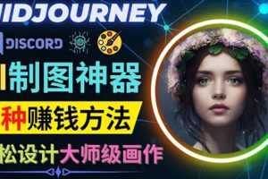 (3979期)利用AI制图神器Midjourney赚钱的3种方法:Midjourney的注册和使用方法