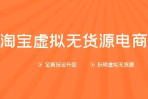 龟课淘宝虚拟无货源电商第10期：一步步教您如何通过淘宝，批量运营虚拟店铺(送1+4+5)