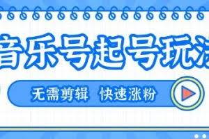 全网最吊抖音音乐号起号玩法，一台手机即可搬运起号，无需任何剪辑技术（共5个视频）