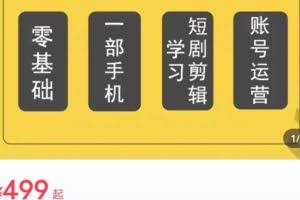 短剧另类新赛道剪辑解说课萱萱实操班（29节）