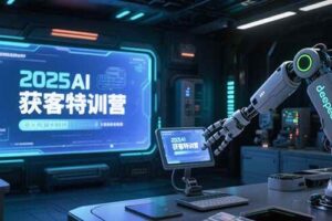 （15289期）2025AI获客特训营，AI图文视频全制作，deepseek工具实操教学