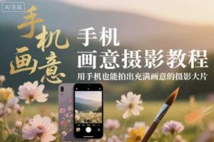 手机画意摄影教程,用手机也能拍出充满画意的摄影大片