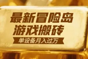 冒险岛游戏搬砖  一组账号月利润9000+