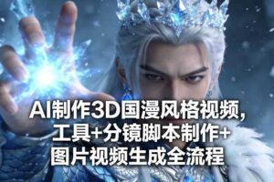 AI制作3D国漫风格视频,工具+分镜脚本制作+图片视频生成全流程