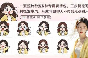(17482期)一张照片秒变N种专属表情包,三步搞定可爱搞怪治愈风,从此斗图聊天不再到处存别人图