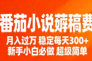 番茄小说赚稿费稳定300+每天,实操落地两年,新手小白必做,超级简单!